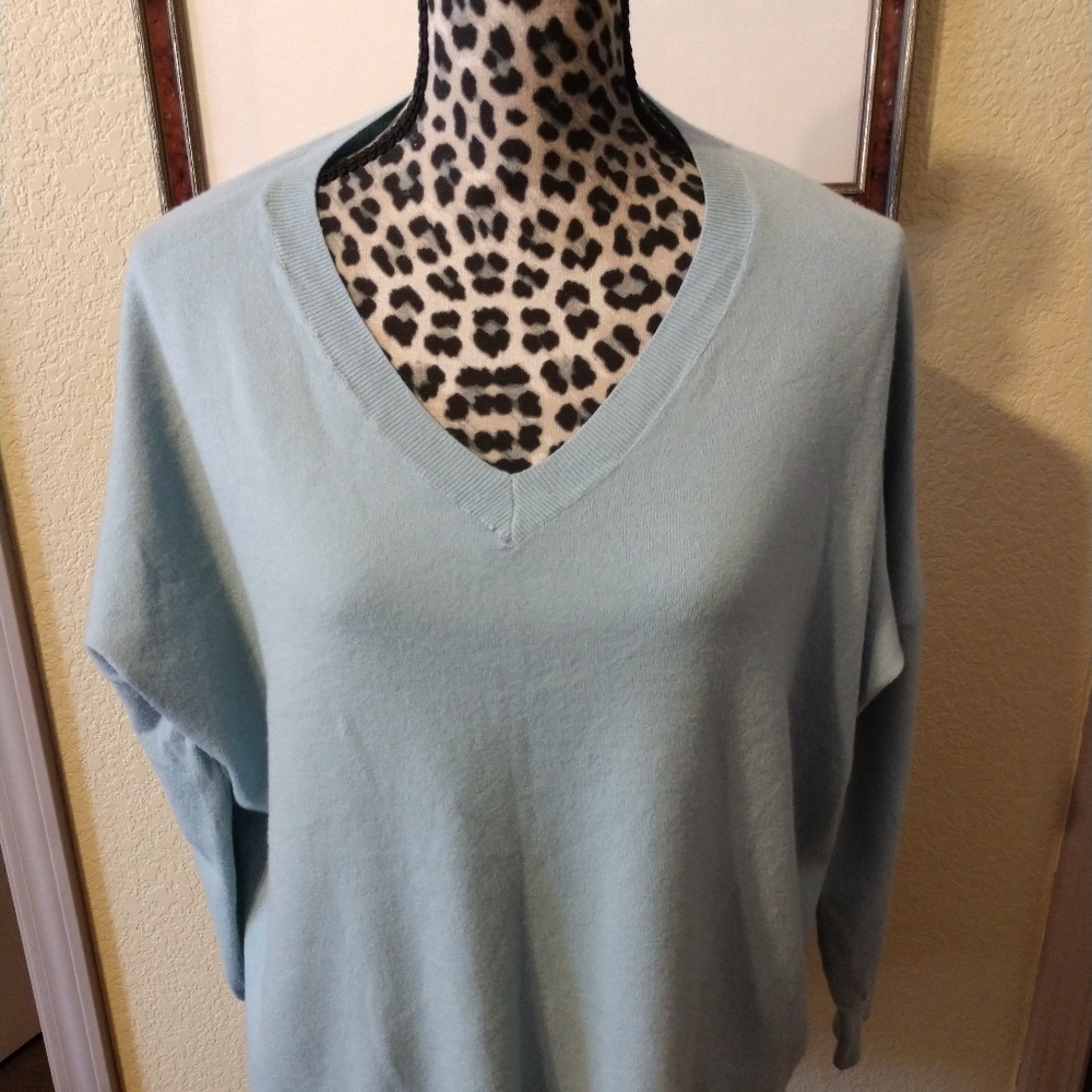 Misty blue oversized sweater. Excellent condition